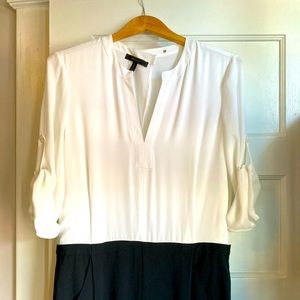 BCBG color block jumpsuit